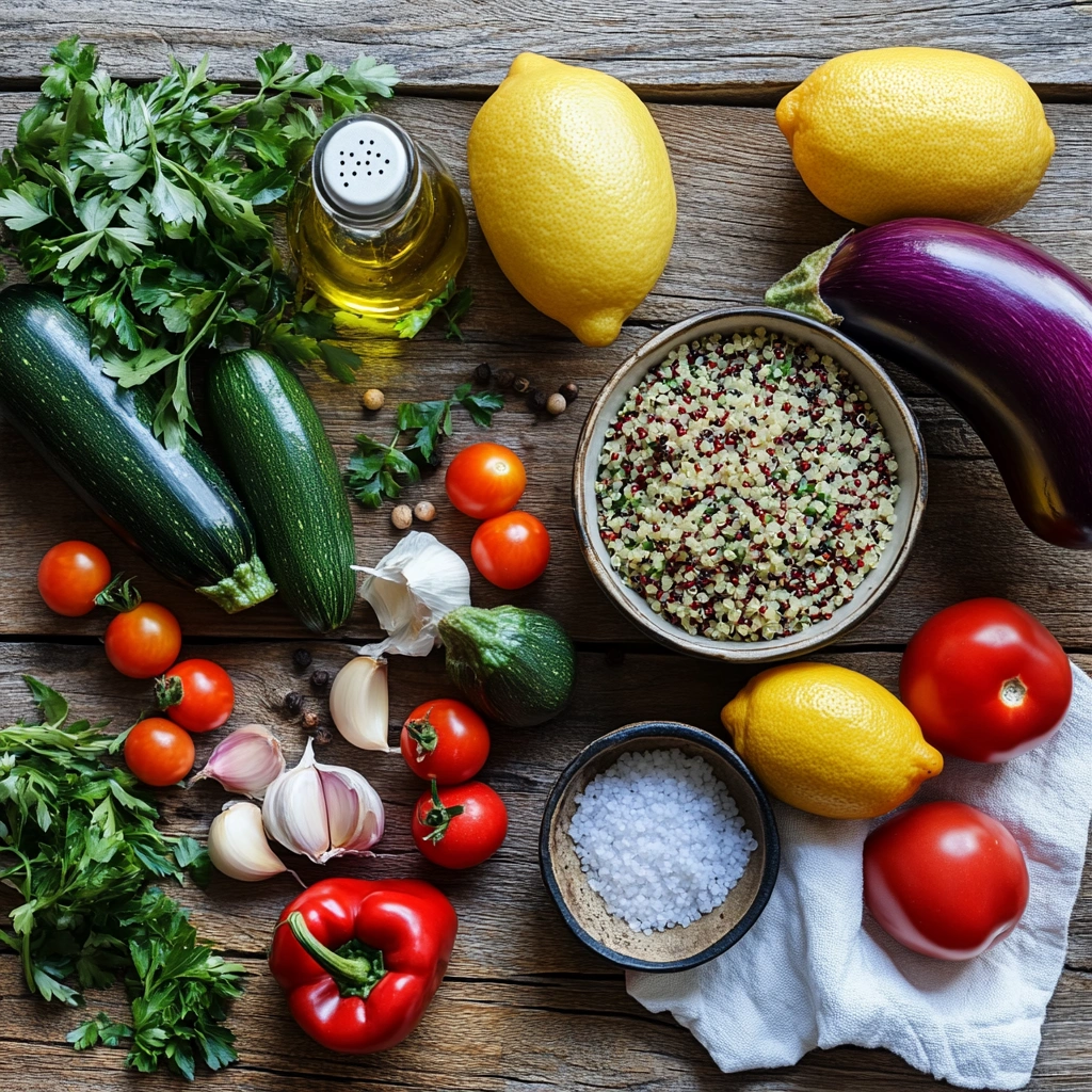 Quinoa Mediterrânea com Legumes