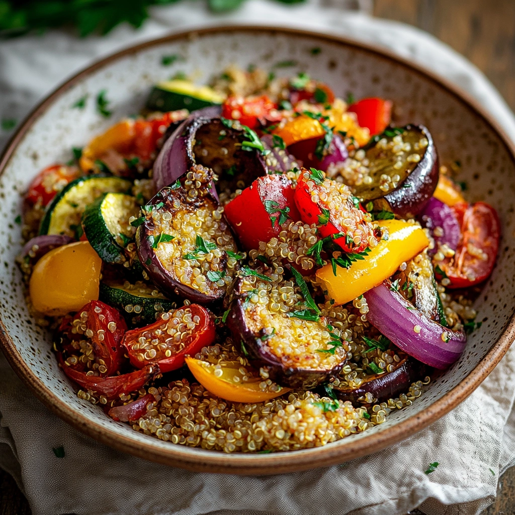 Quinoa Mediterrânea com Legumes