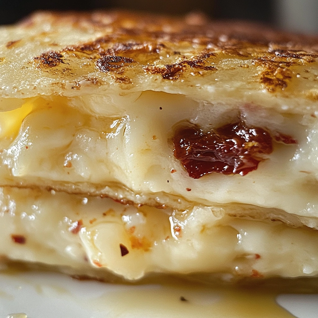 Tapioca com Queijo e Tomate Seco