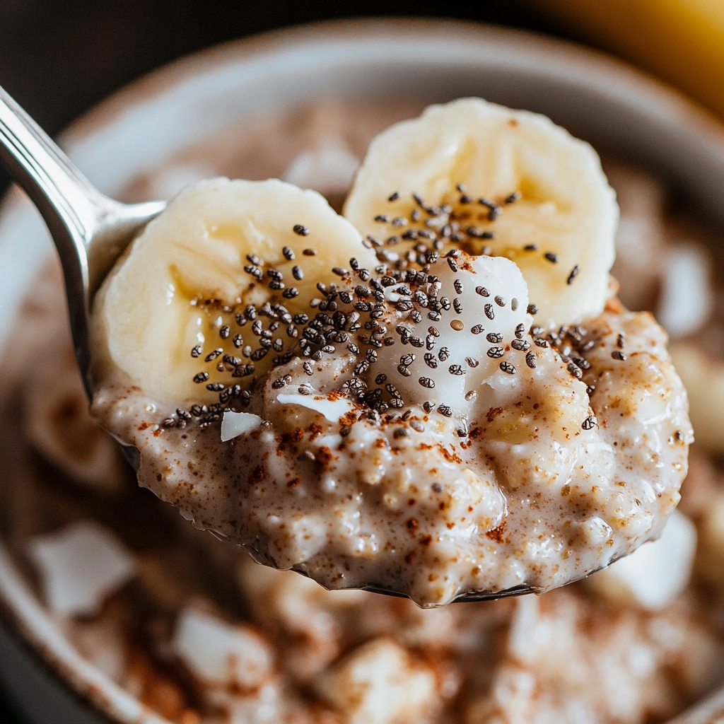 Overnight Oats com Cacau e Coco