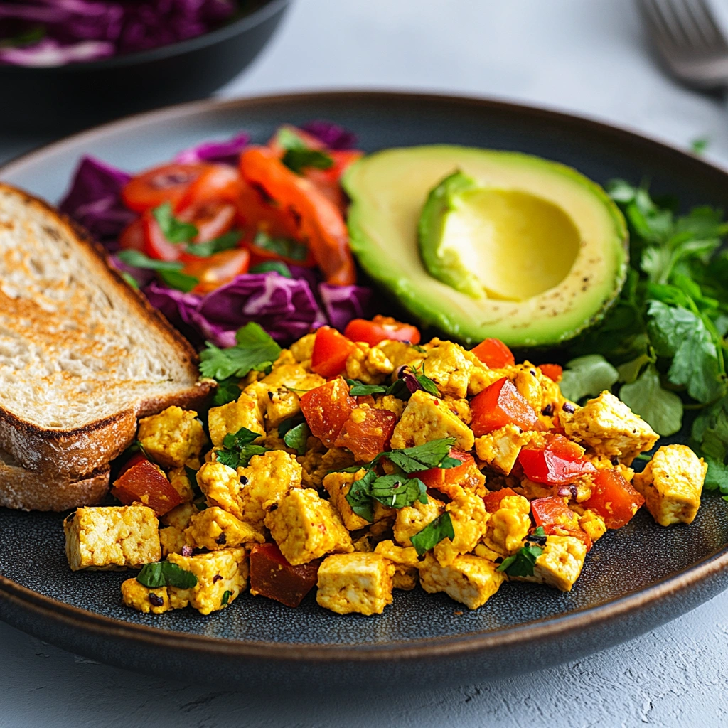 Café da Manhã Proteico Vegano com Tofu Mexido