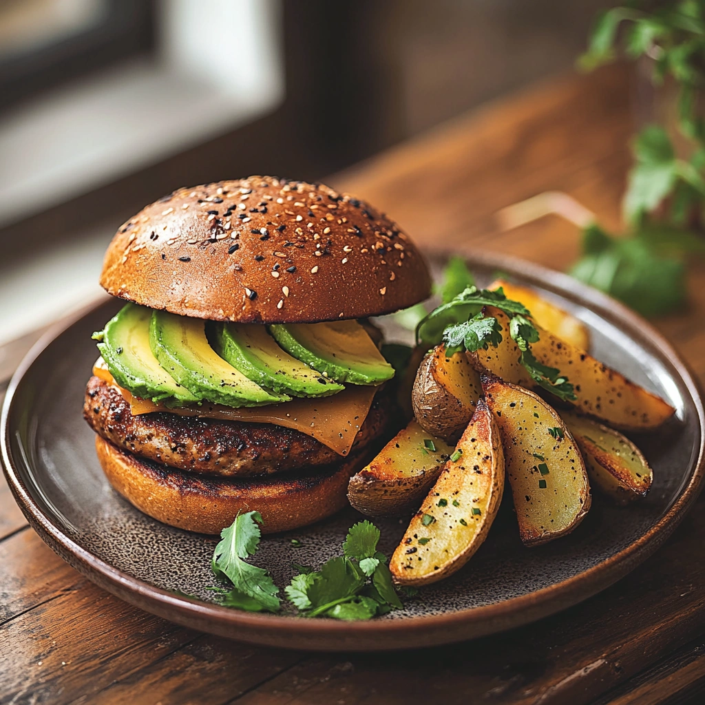 hambúrguer caseiro vegano