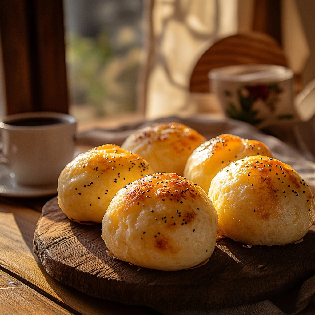 Pão de Queijo Fit com Chia