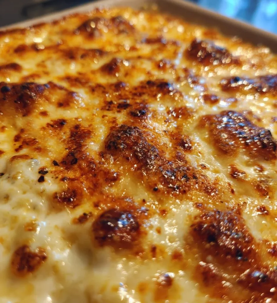Dip de cebola caramelizada e gruyère servido em uma tigela decorativa.