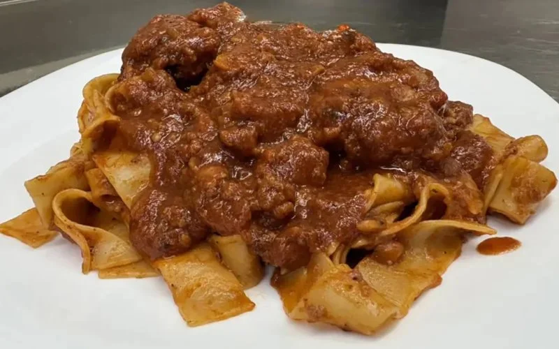 Frittata de macarrão agridoce