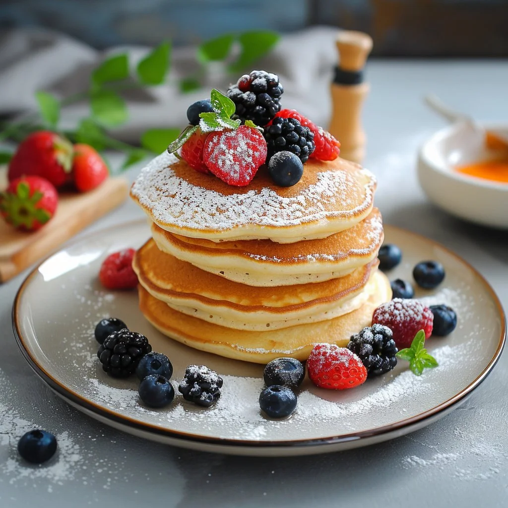 Panquecas macias e fofas