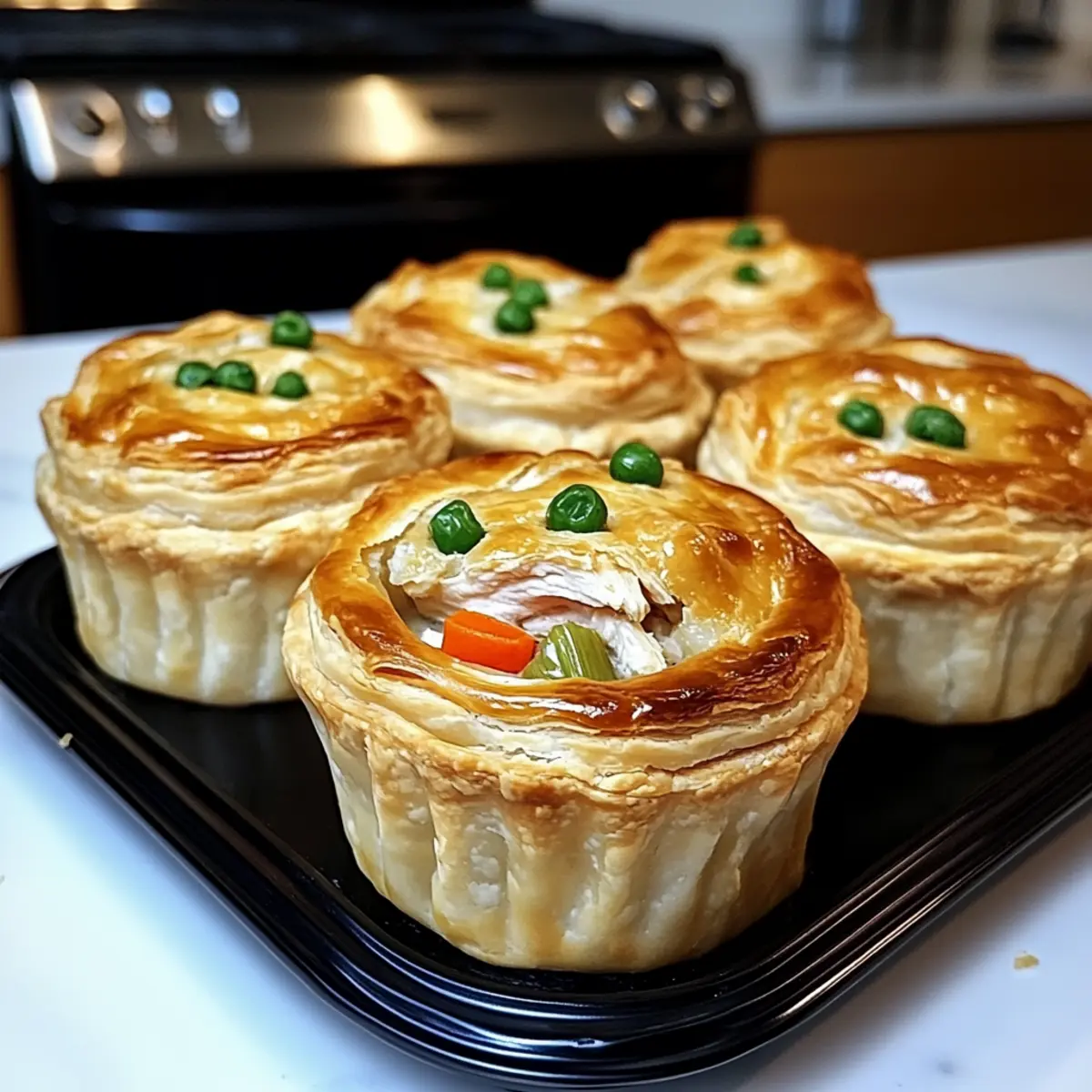 Mini chicken pot pies