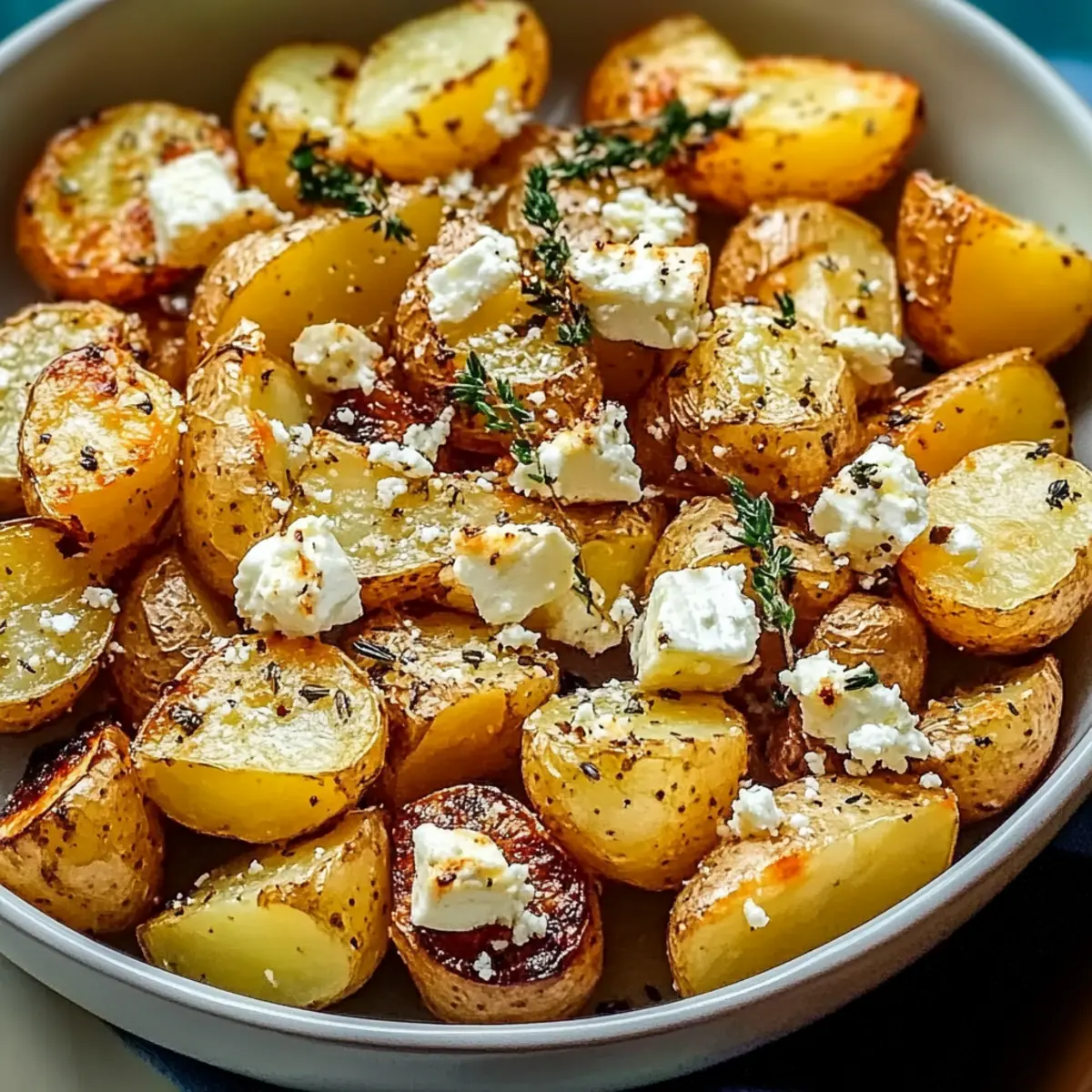 Greek Feta Roast Potatoes – The Perfect Side Dish