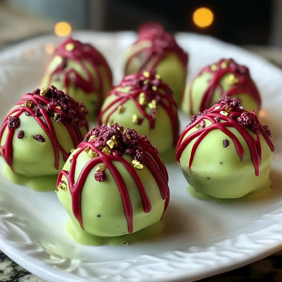 Grinch Christmas Truffles