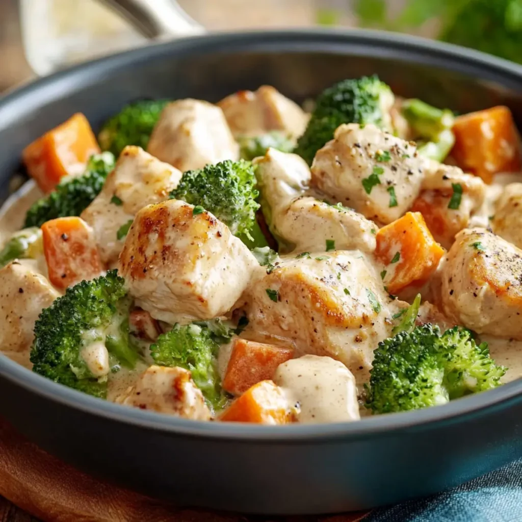 Creamy Chicken & Veggie Skillet