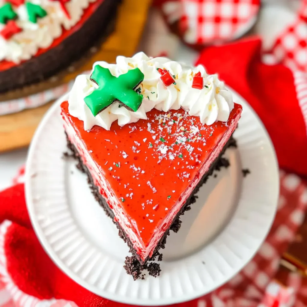 Easy Christmas Red Velvet Cheesecake Recipe