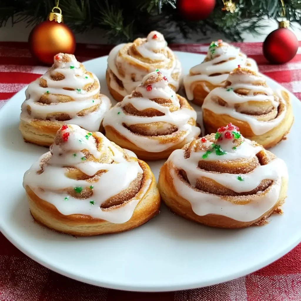 Christmas Tree Cinnamon Rolls