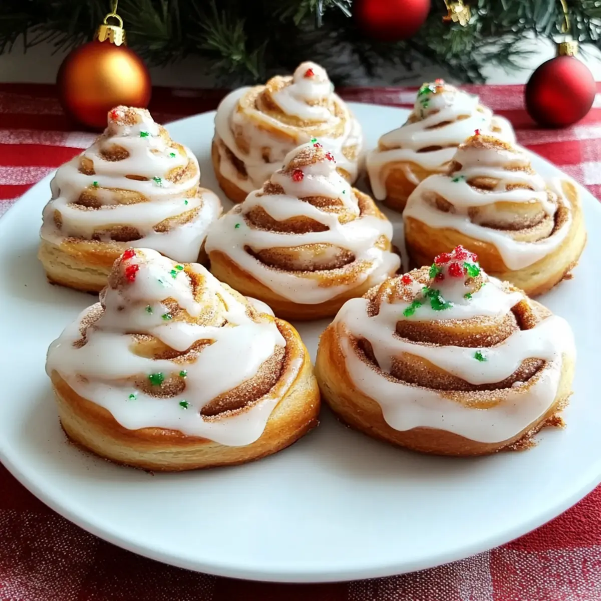Christmas Tree Cinnamon Rolls