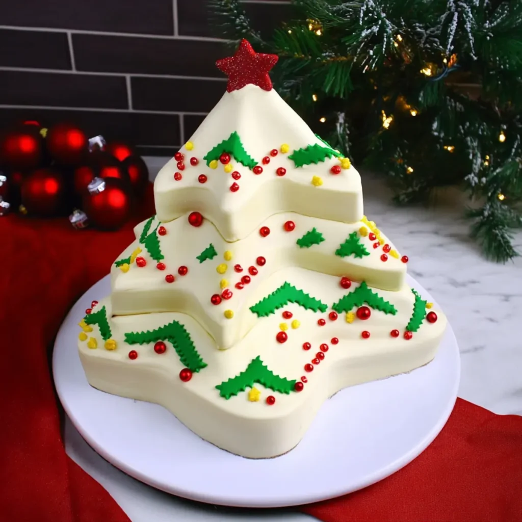 Giant Little Debbie Christmas Tree Cake - The Squeaky Mixer