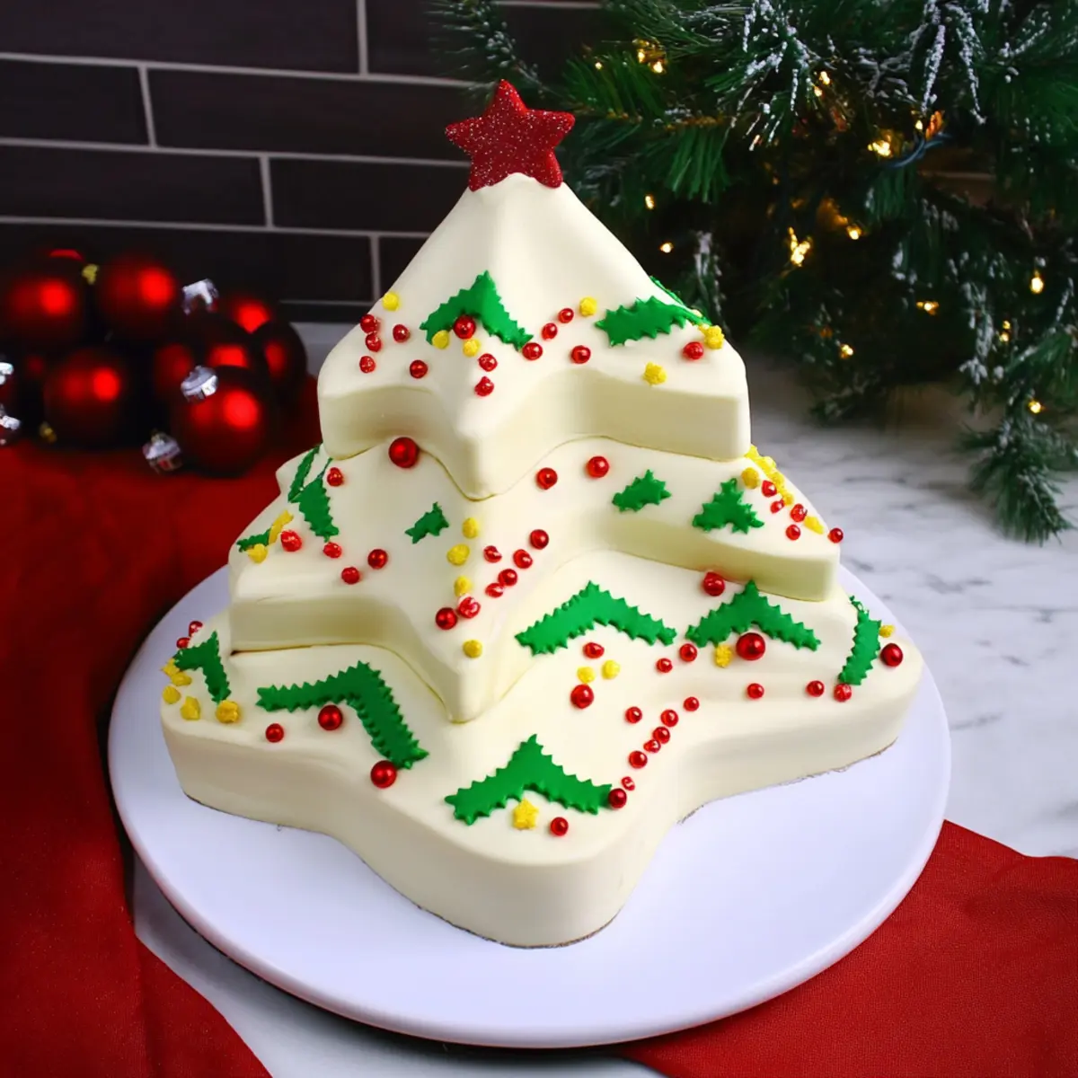Giant Little Debbie Christmas Tree Cake - The Squeaky Mixer