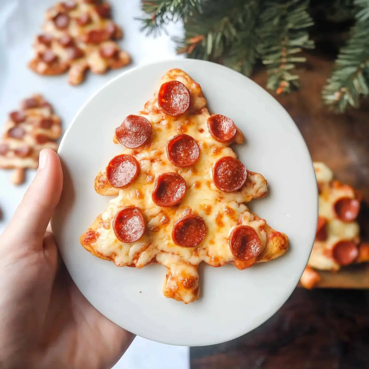 Christmas Tree Pizza