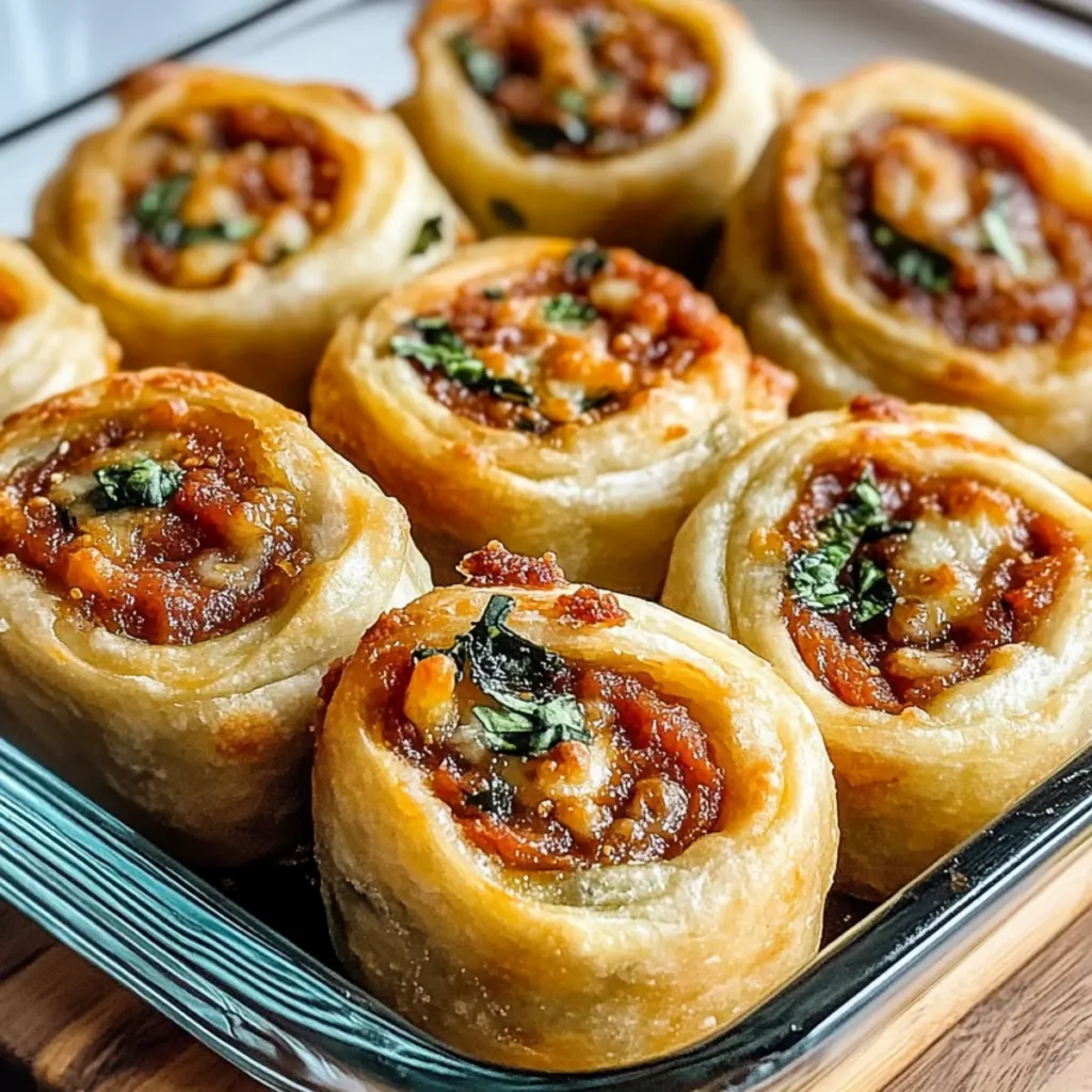 Savory Vegan Pizza Rolls