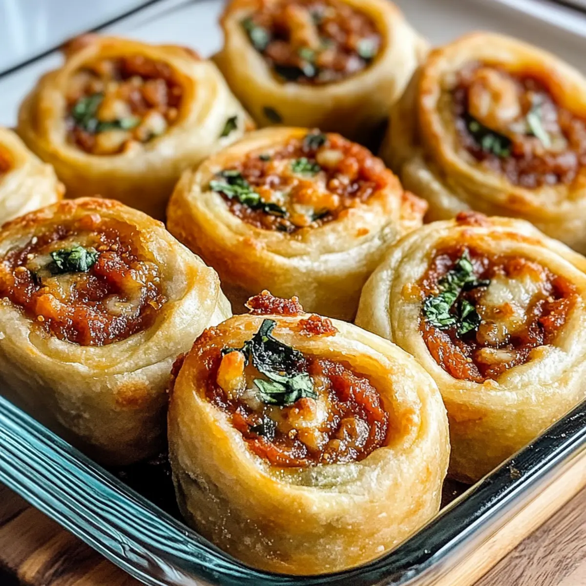 Savory Vegan Pizza Rolls