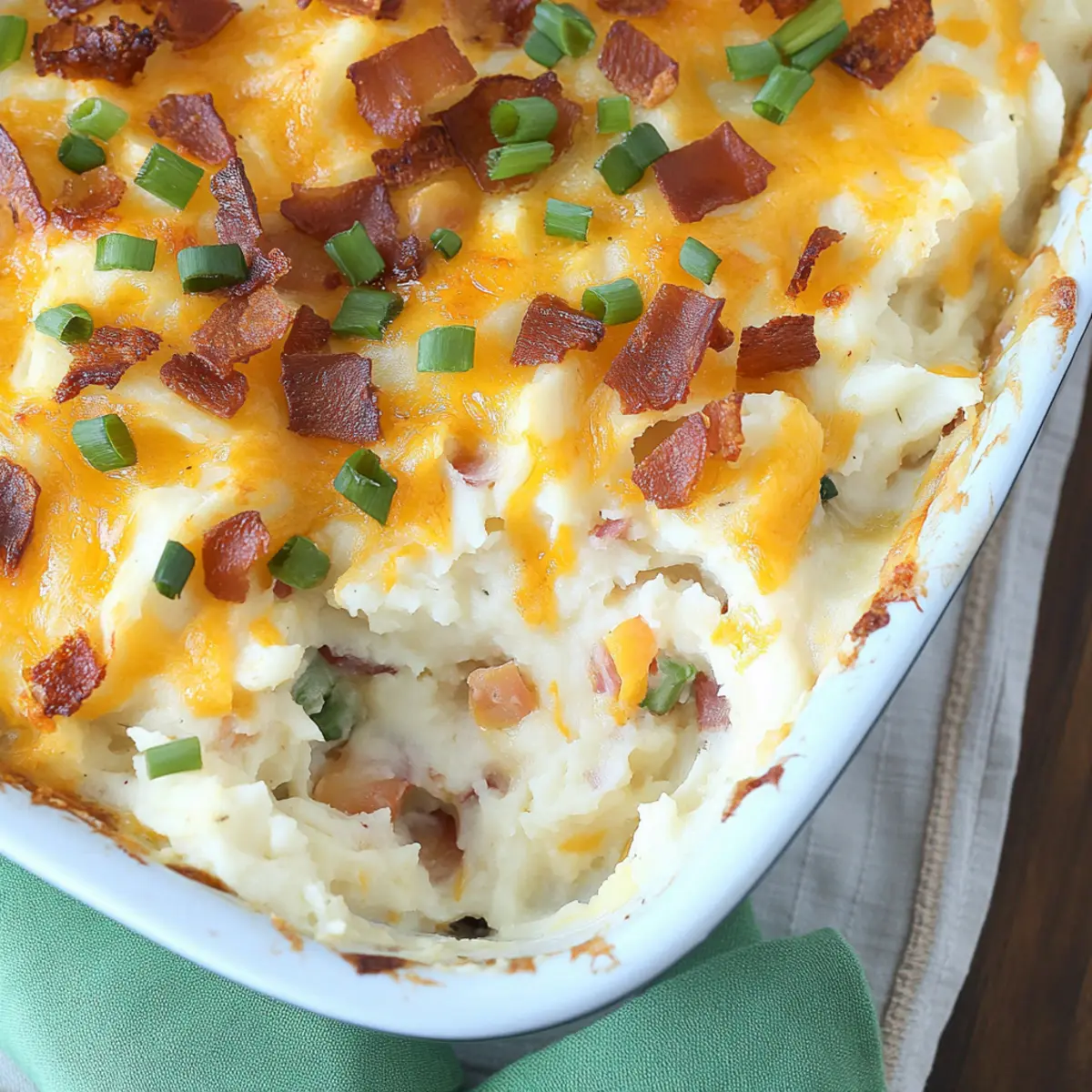 Loaded Mashed Potato Casserole (Make-Ahead)