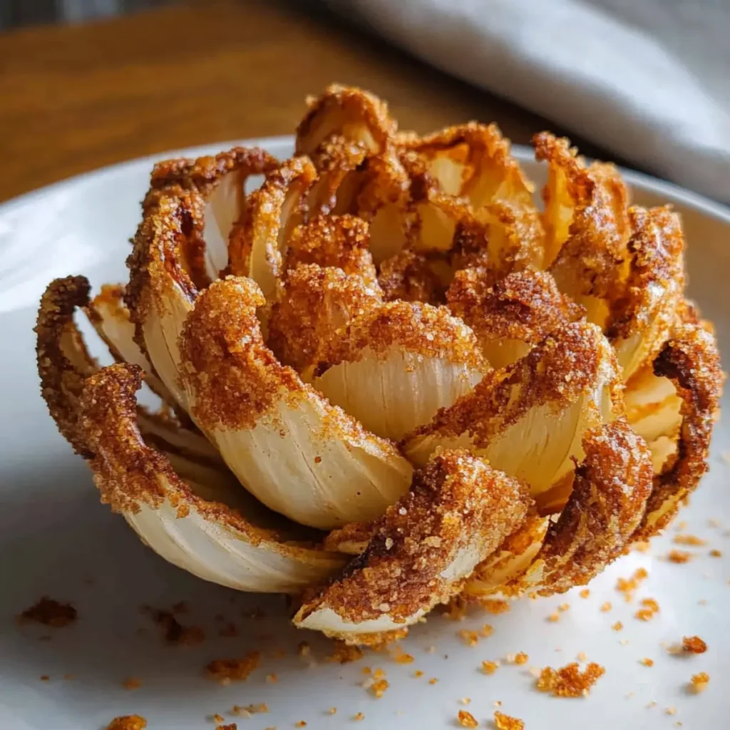 Crispy Air Fryer Blooming Onion With Perfect Golden Crunch