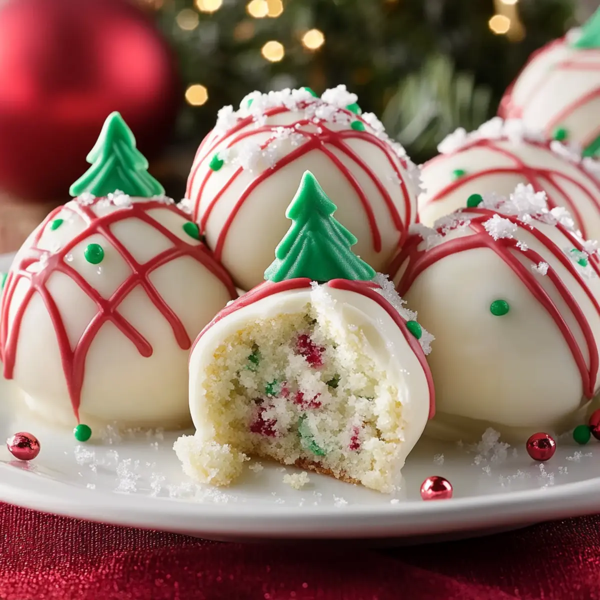 Little Debbie Christmas Tree Cake Balls