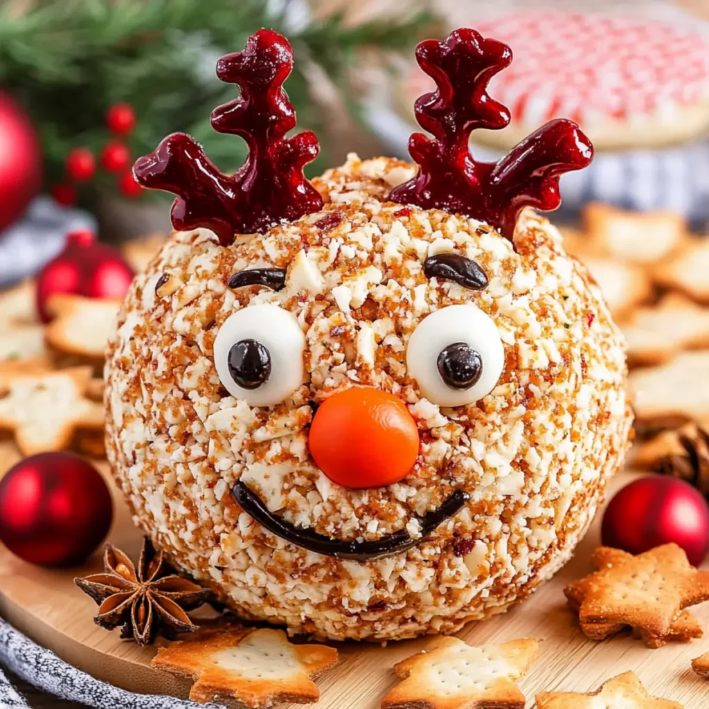 Reindeer Cheese Ball (Perfect Christmas Appetizer)