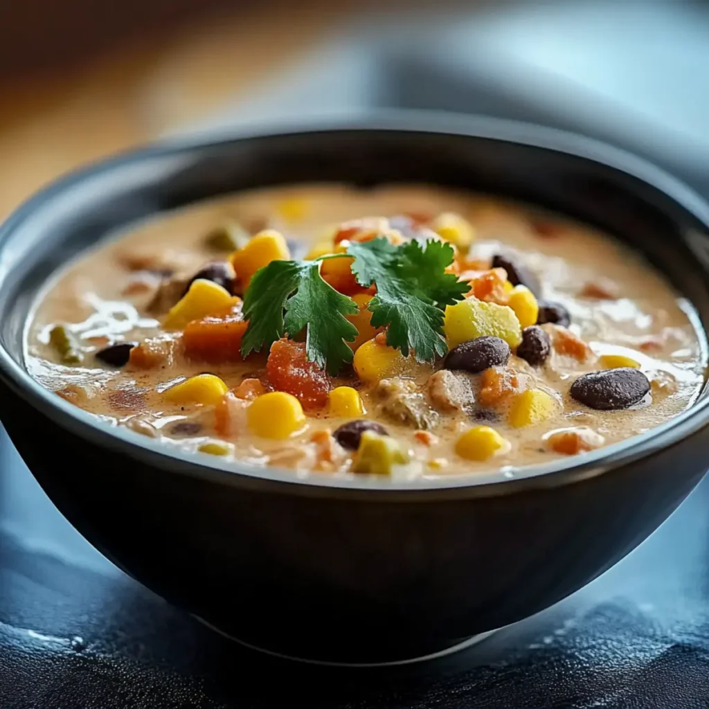 High Protein Creamy Taco Soup - CookTune