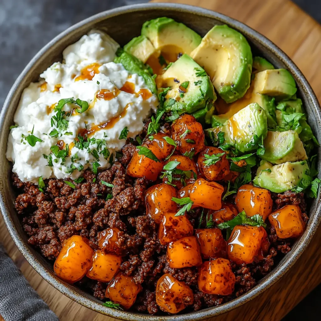 Ground Beef Hot Honey Bowl (Viral Tiktok) Spicy, Sweet & High Protein Meal Prep Win