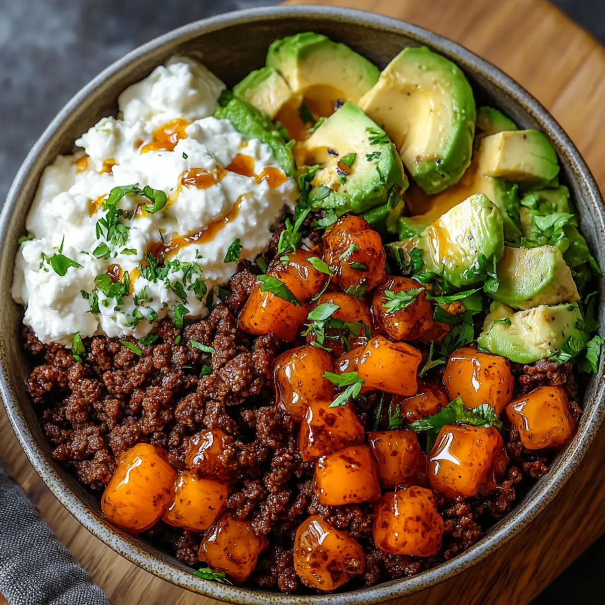 Ground Beef Hot Honey Bowl (Viral Tiktok) Spicy, Sweet & High Protein Meal Prep Win