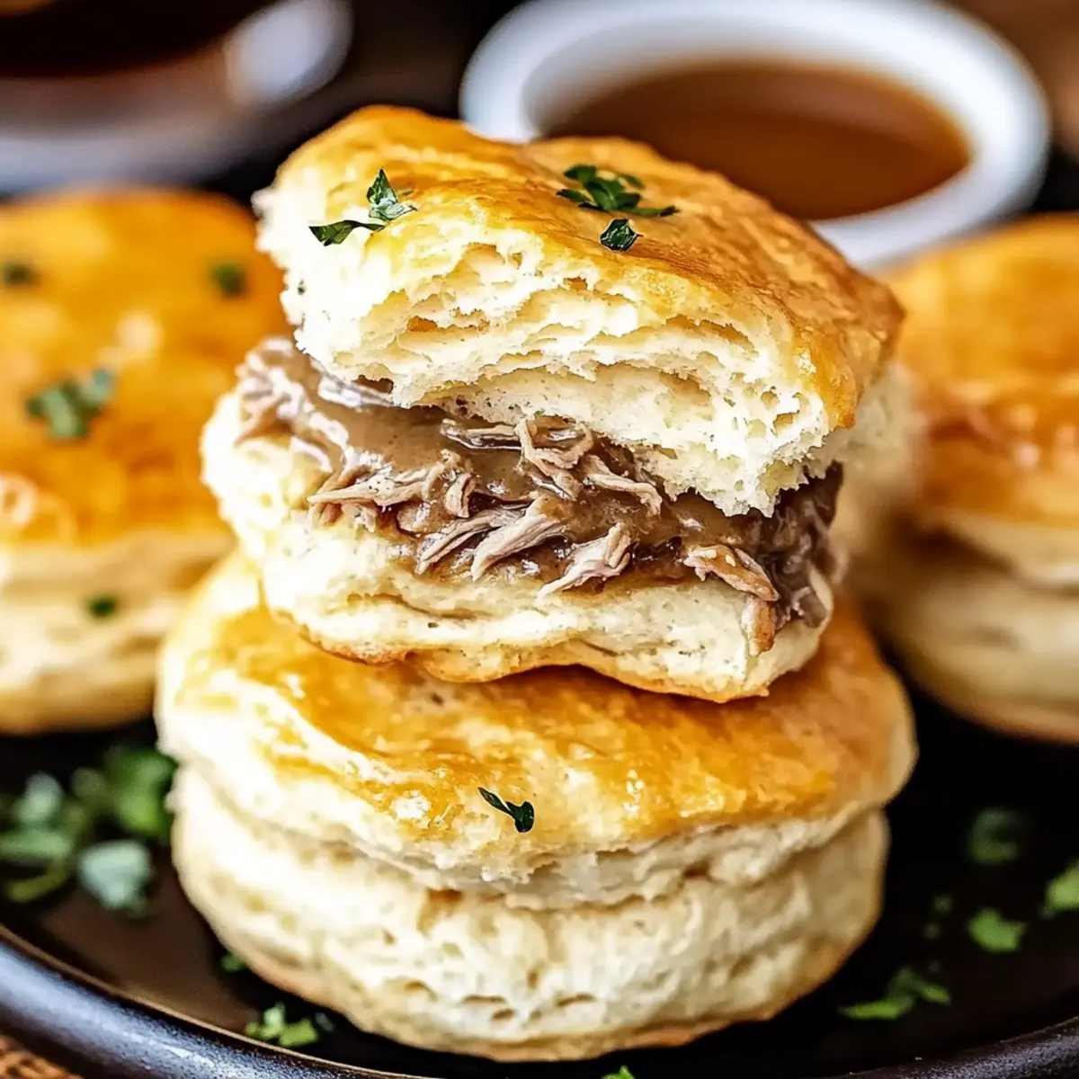 French Dip Biscuits – Football Friday