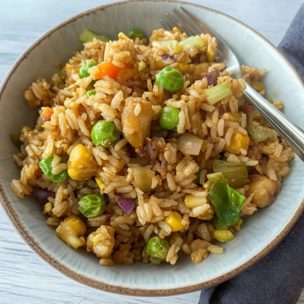 High Protein Fried Rice – Vegan 20 Minute Dinner