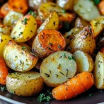 Garlic Herb Roasted Potatoes, Carrots, and Zucchini : A Flavorful Side Dish Recipe