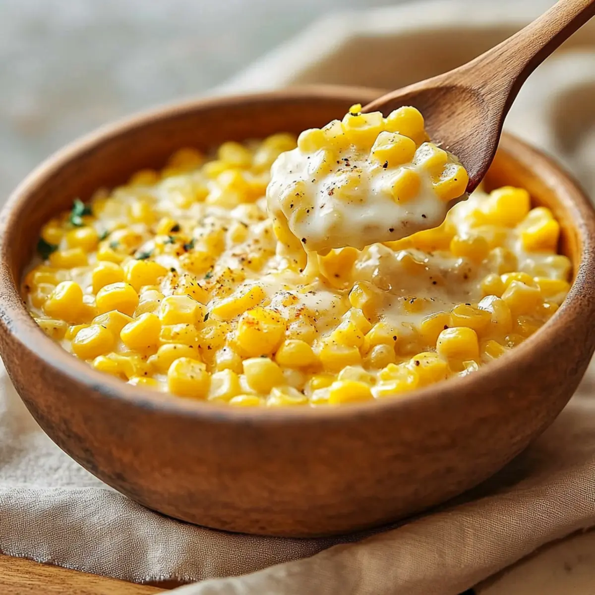 Cheesy Homestyle Creamed Corn