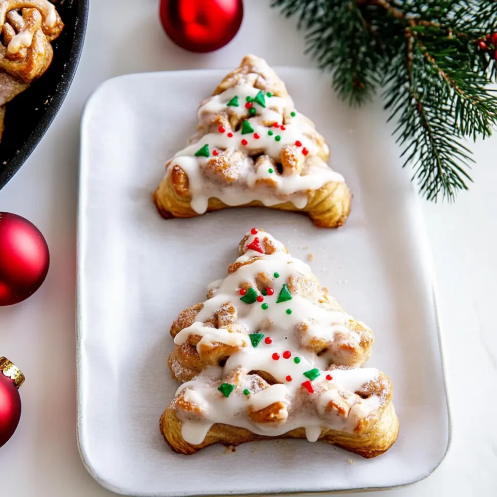 Christmas Tree Cinnamon Rolls
