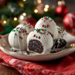 Snowman Oreo Truffles Easy & Adorable Christmas Dessert