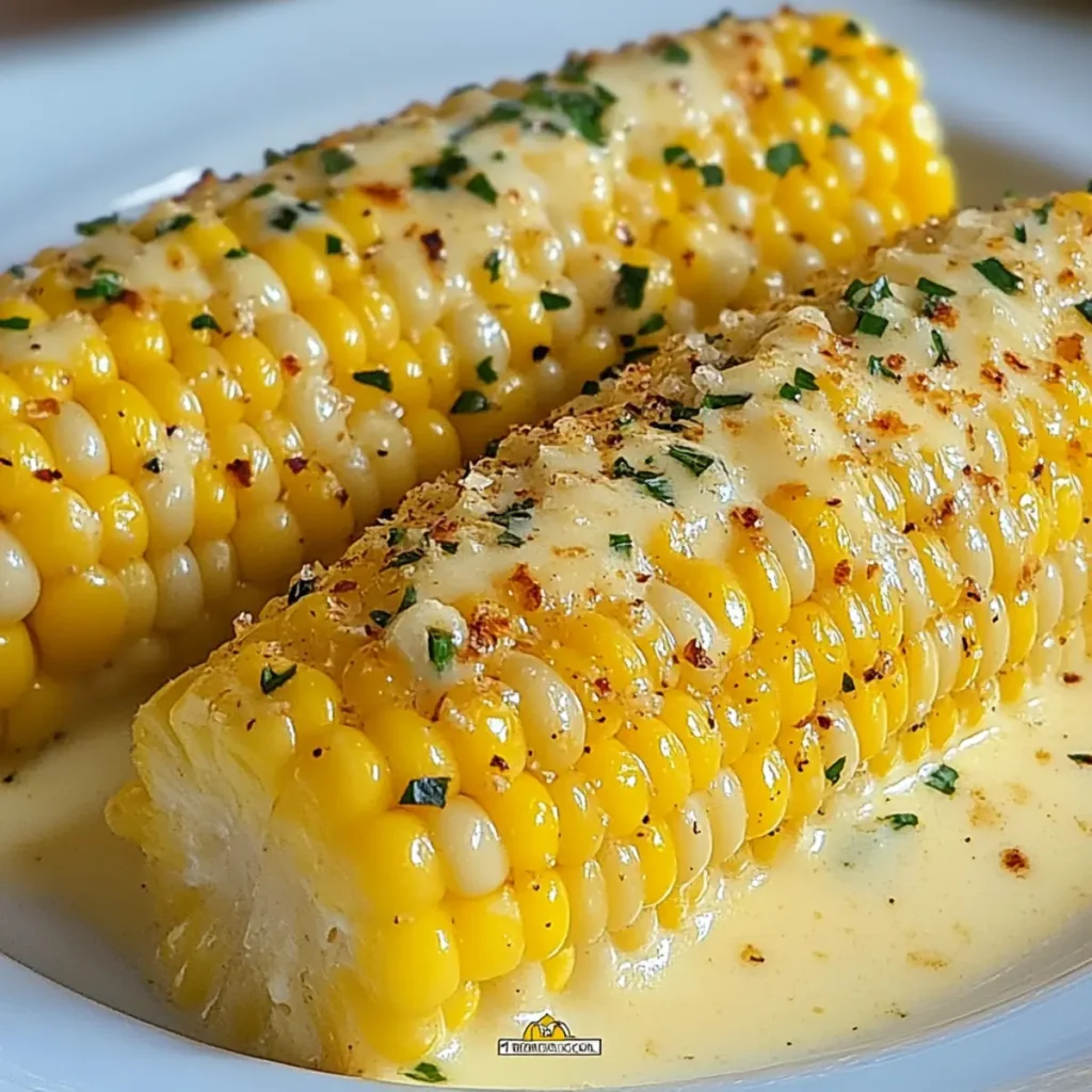 Buttery Garlic Corn on the Cob