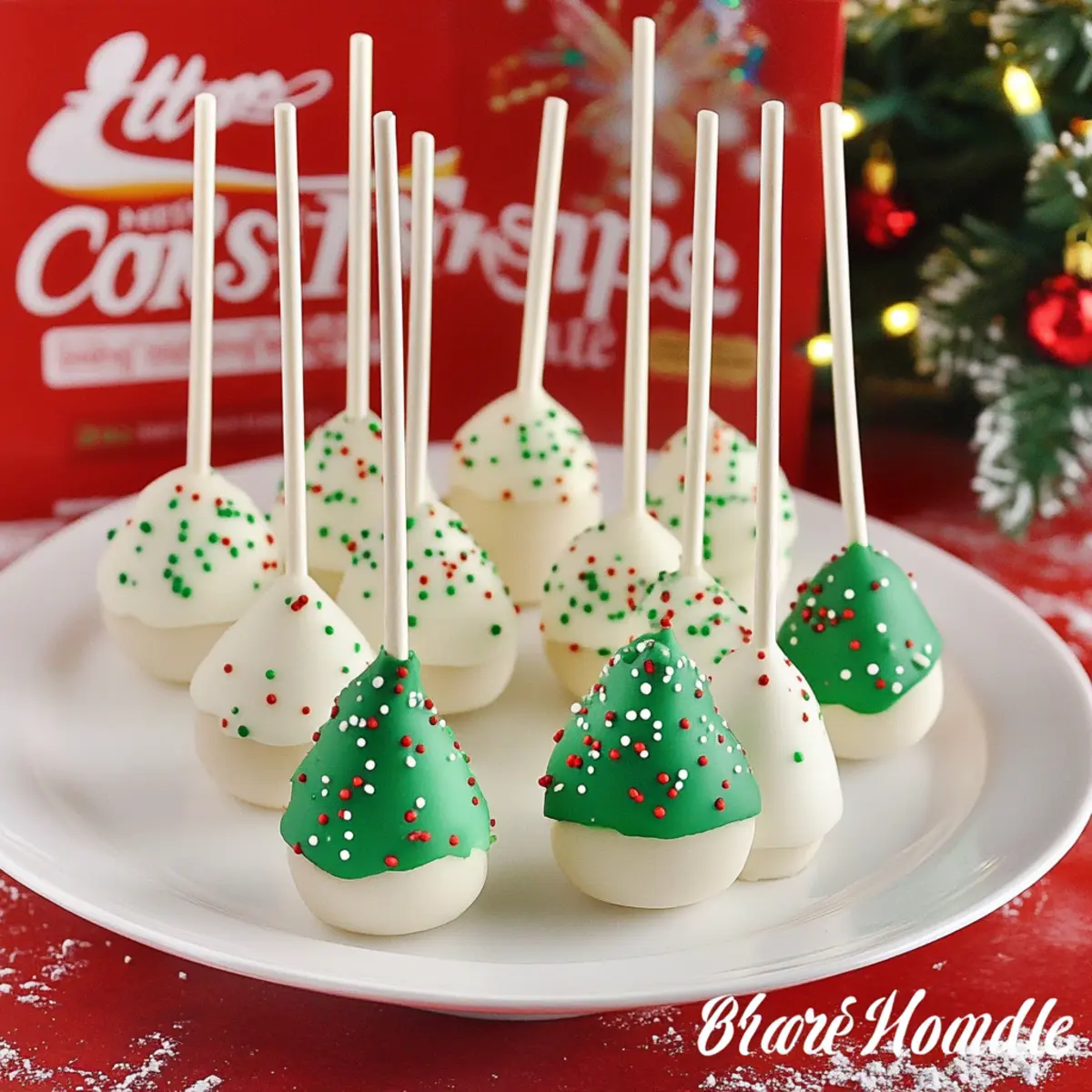 Little Debbie Christmas Tree Cake Pops