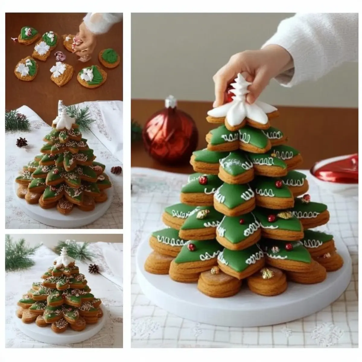 Christmas Recipe: 3D Cookie Christmas Tree DIY Tutorial - Video
