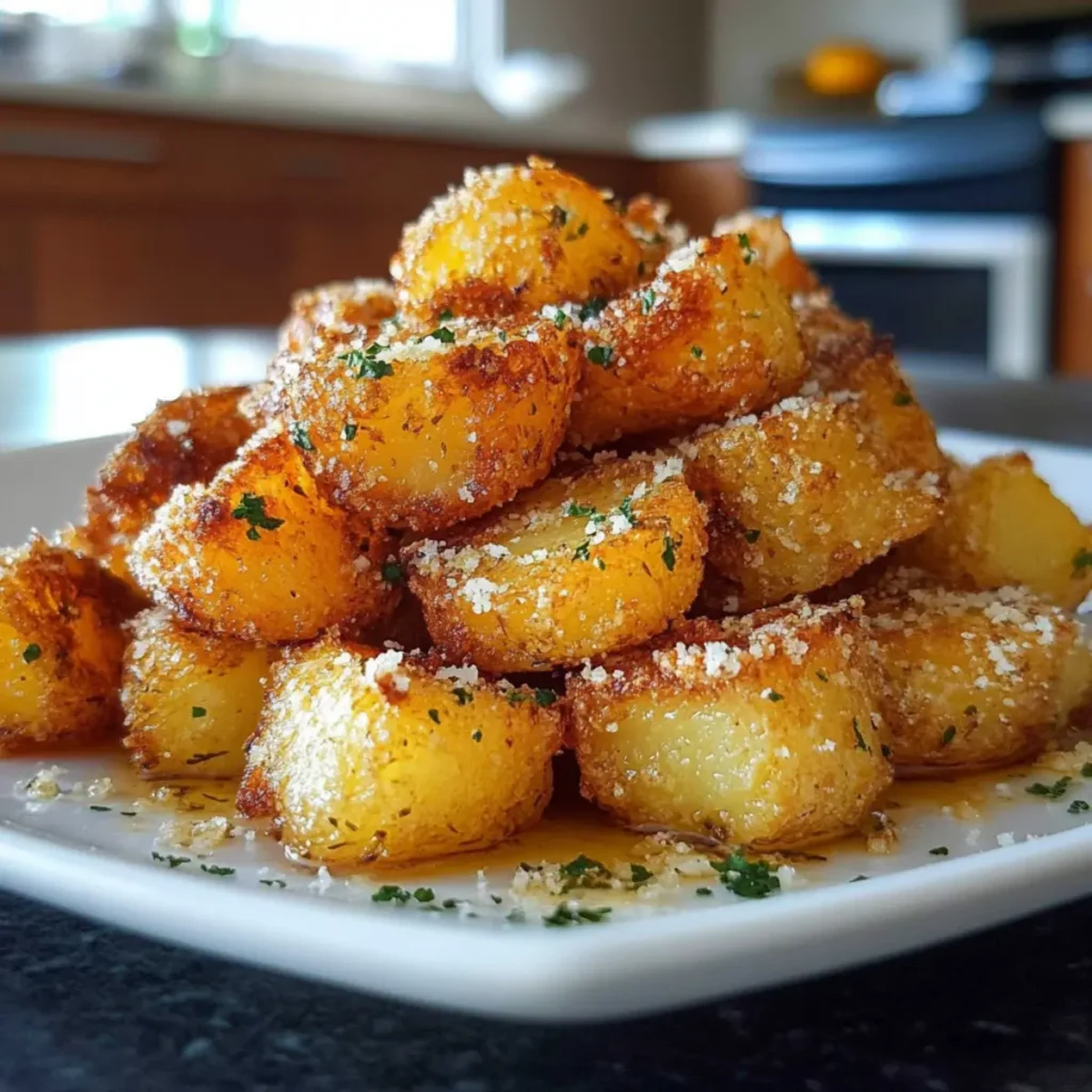 Mouthwatering Crispy Parmesan Potatoes You Must Try