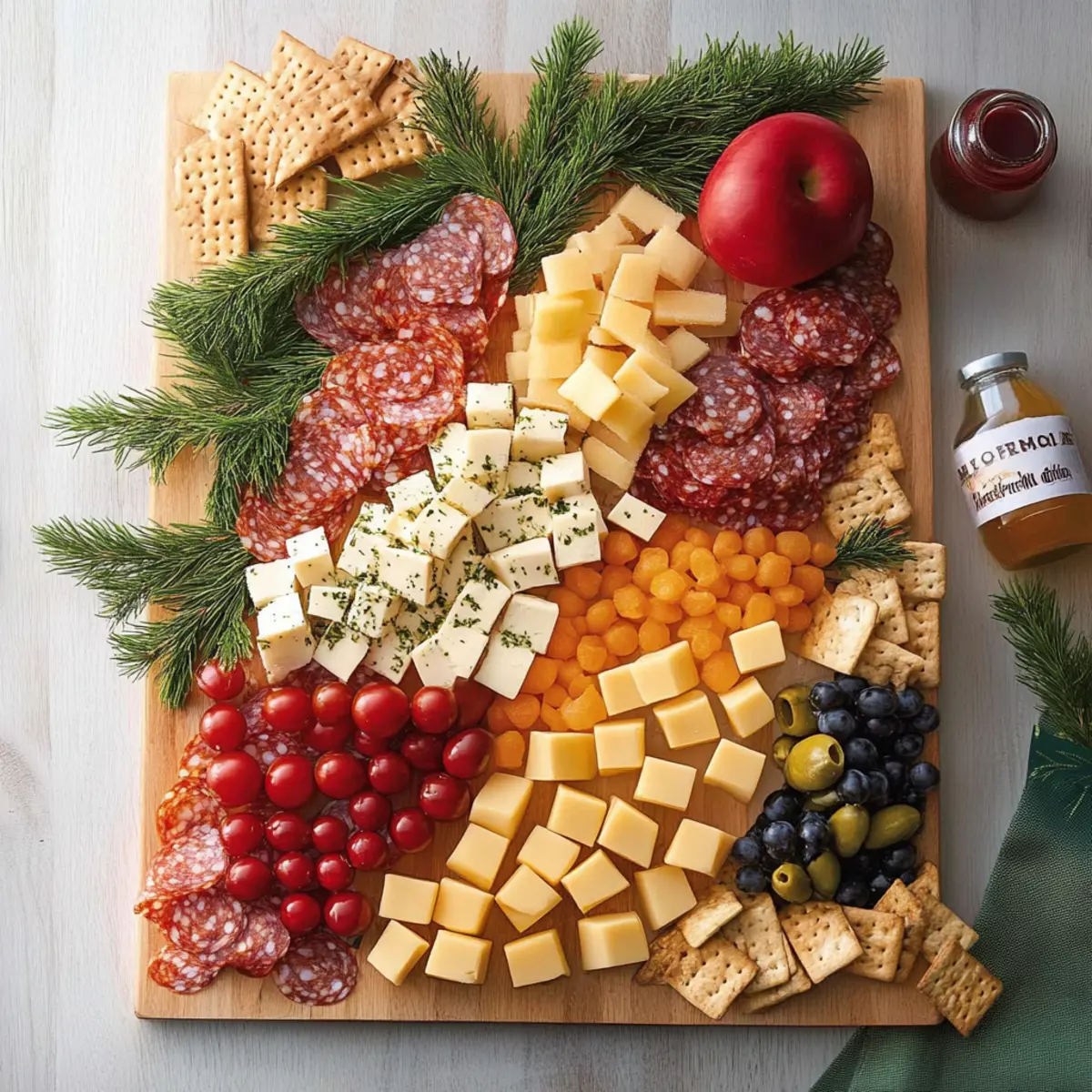This easy-to-make charcuterie board is perfect for any holiday party.