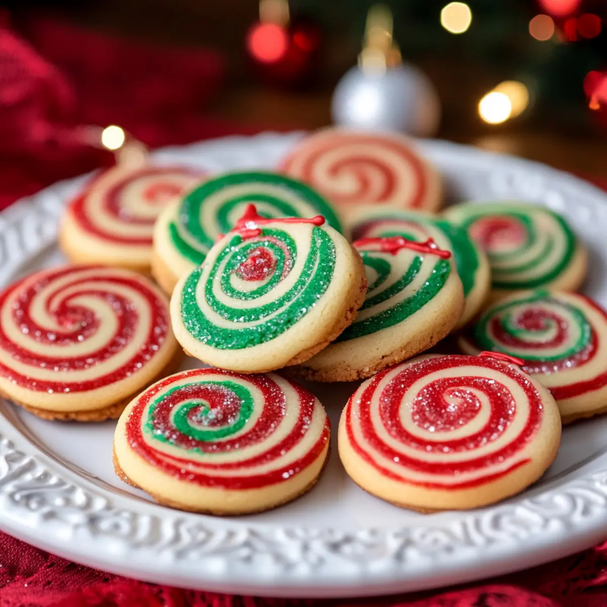 Christmas Pinwheel Cookies