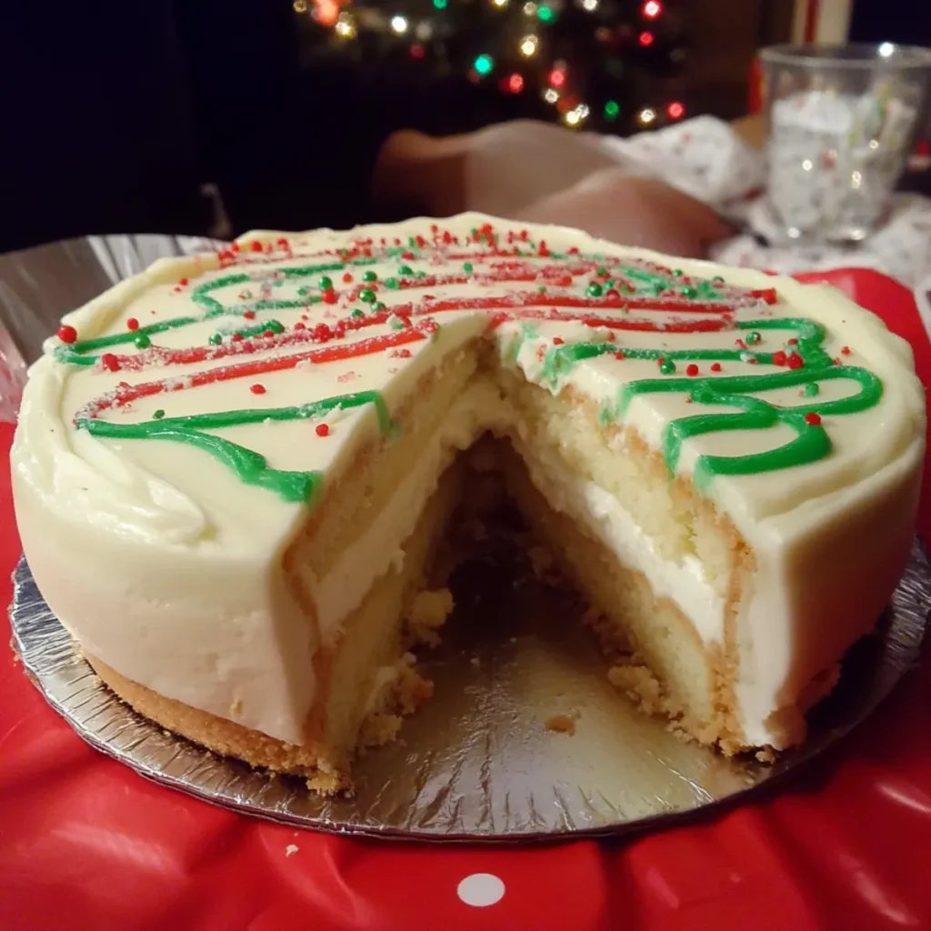 Christmas Tree CheeseCake
